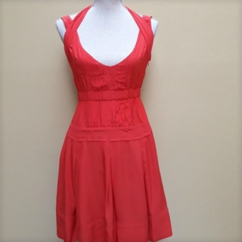 Roberta Furlanetto red halter dress